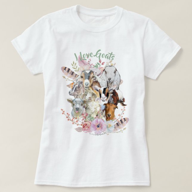ZIEGELLOVER | Goods Wertvolle Geschenke GetYerGoat T-Shirt (Design vorne)