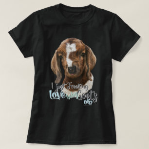 ZIEGELLOVER   Ich friere einfach LIEBE Babyziegen  T-Shirt