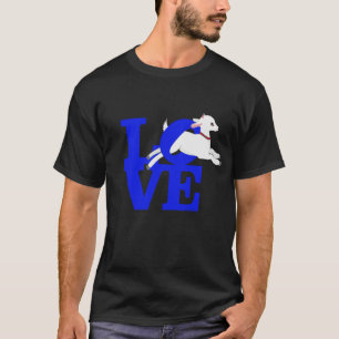 ZIEGELLOVER   ROYAL BLUE Goat L O V E DARK T-Shirt