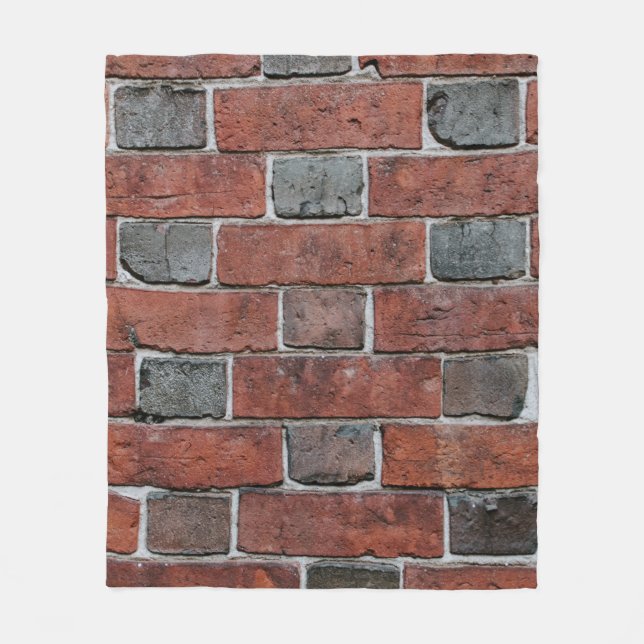Ziegelmauer Fleecedecke (Vorderseite)