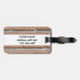 Ziegelmauer Gepäckanhänger