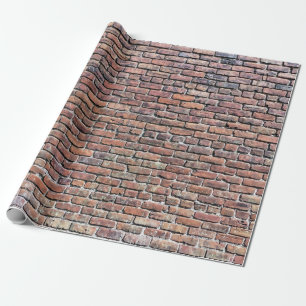 Ziegelmauer Geschenkpapier