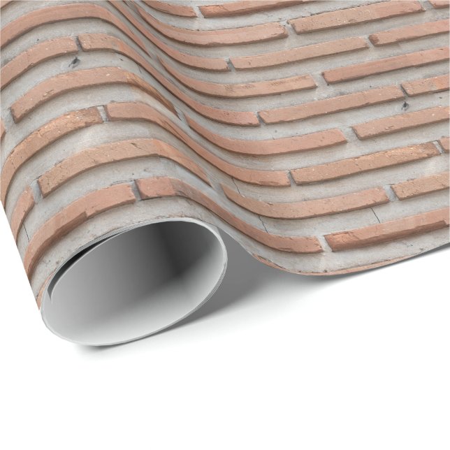 Ziegelmauer Geschenkpapier (Rolleneckpunkt)