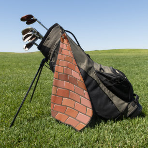 Ziegelmauer Golfhandtuch