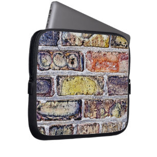 Ziegelmauer Laptopschutzhülle