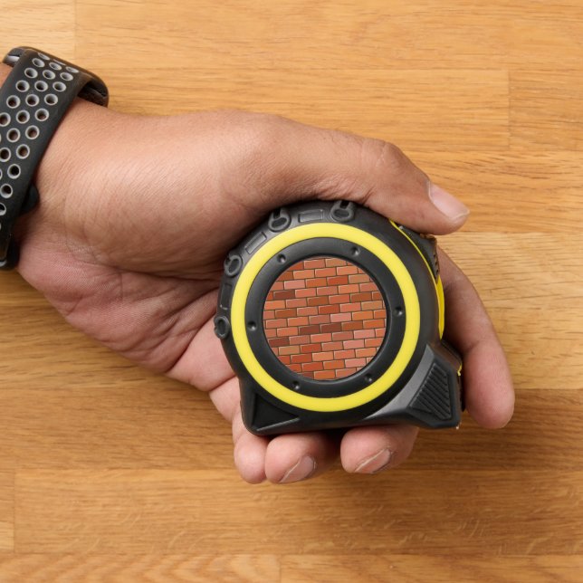 Ziegelmauer Maßband (Zuhause)