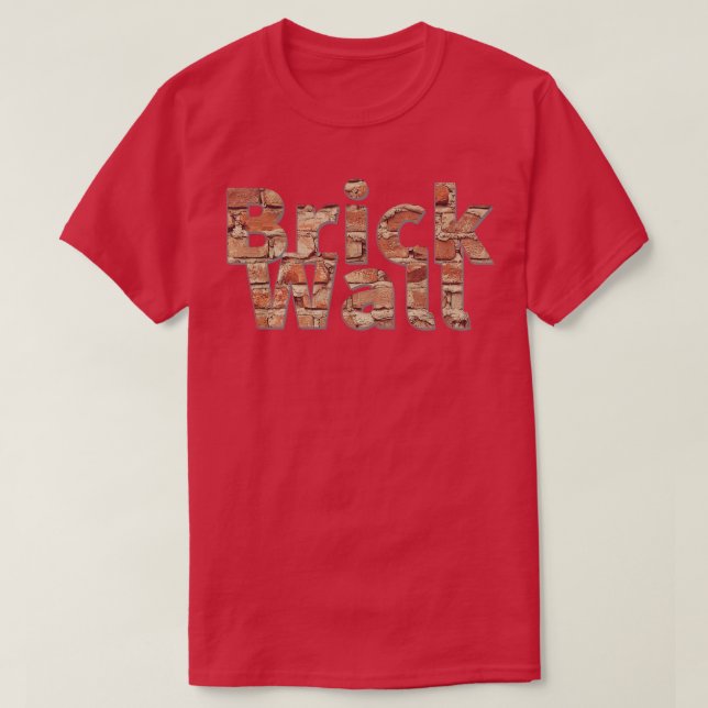 Ziegelmauer T-Shirt (Design vorne)