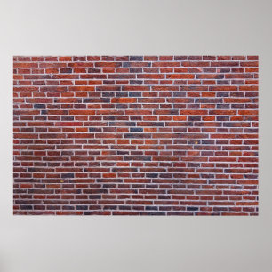 Ziegelmauerwerk Poster
