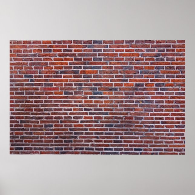 Ziegelmauerwerk Poster (Vorne)