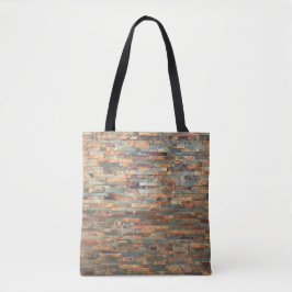 Ziegeln und Holz Tasche