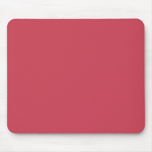 Ziegelrot (Vollfarbe) Mousepad (Vorne)