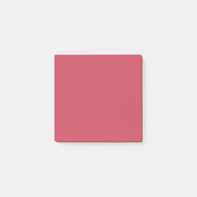Ziegelrot (Vollfarbe) Post-it Klebezettel (Vorderseite)