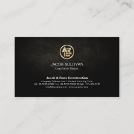 Ziegelstein Mason Mauerbau Visitenkarte