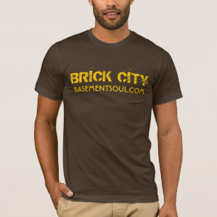 Ziegelstein-Stadt-T-Shirt T-Shirt