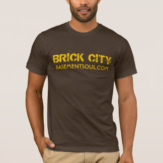 Ziegelstein-Stadt-T-Shirt T-Shirt