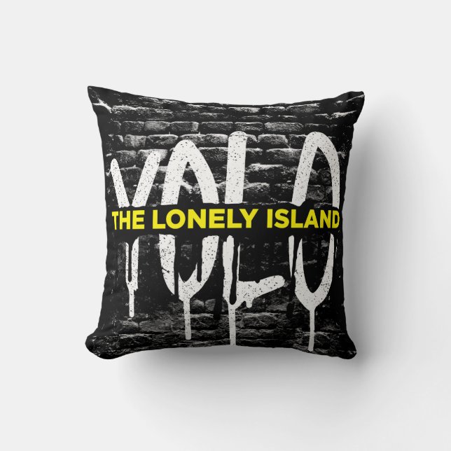 Ziegelstein-Tropfen Kissen (Vorderseite)