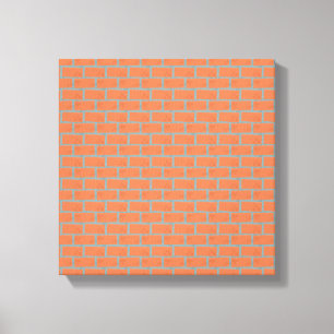 Ziegelstein-Wand wickelte Leinwand 12" X12", 1,5",