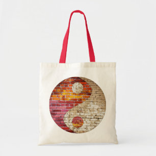 Ziegelstein Yin Yang Taschen-Tasche Tragetasche