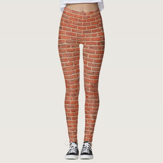 Ziegelsteindruck-Leggings Leggings (Vorderseite)