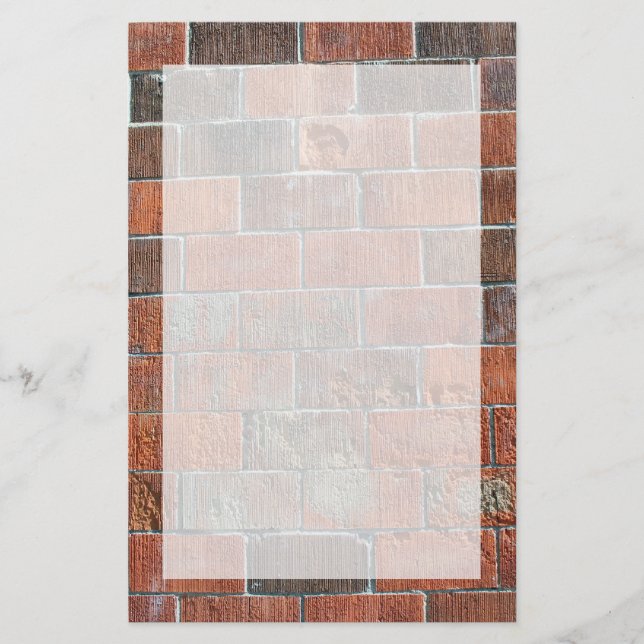 Ziegelsteine Briefpapier (Vorderseite)