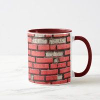 Ziegelsteine - Kaffee-Tasse