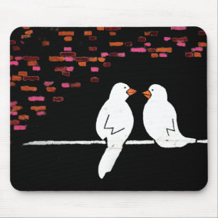 Ziegelvogelwand : Graffitiwand Mousepad