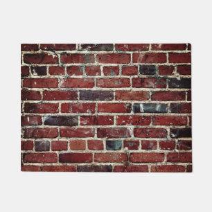 Ziegelwand Coole Textur Fußmatte
