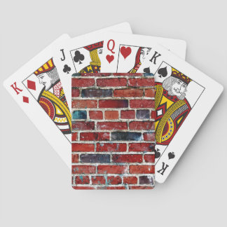 Ziegelwand Coole Textur Spielkarten