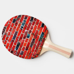 Ziegelwand Coole Textur Tischtennis Schläger
