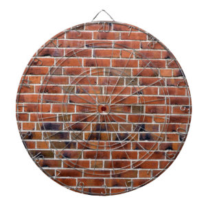 Ziegelwand mit Gelenken Dartscheibe