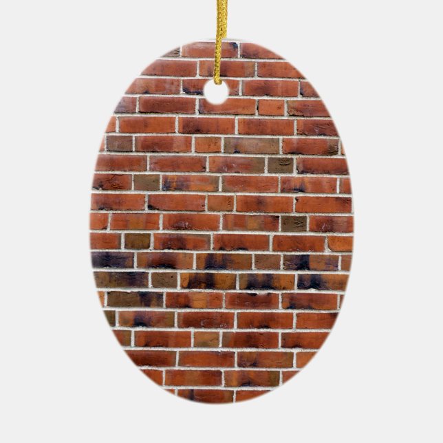 Ziegelwand mit Gelenken Keramik Ornament (Vorne)