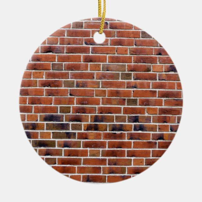 Ziegelwand mit Gelenken Keramik Ornament (Vorne)