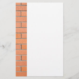 Ziegelwandmuster Briefpapier