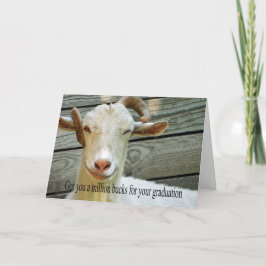 Ziegen-Abschluss Karte