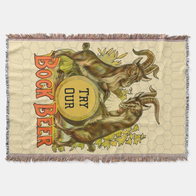 Ziegen Bock-Bierwerbung Decke (Vorderseite)