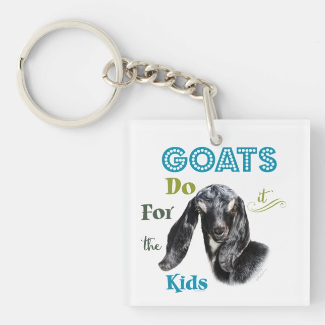 ZIEGEN | Für die Kinder GetYerGoat™ Schlüsselanhänger (Vorderseite)