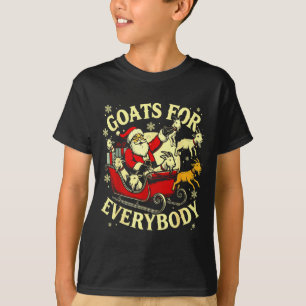 Ziegen für jeden Weihnachtsmann Lustiges Weihnacht T-Shirt