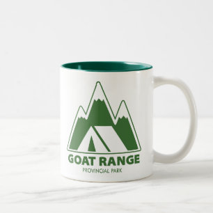 Ziegen-Gebirgsprovinzpark-Mountains-Camping Zweifarbige Tasse
