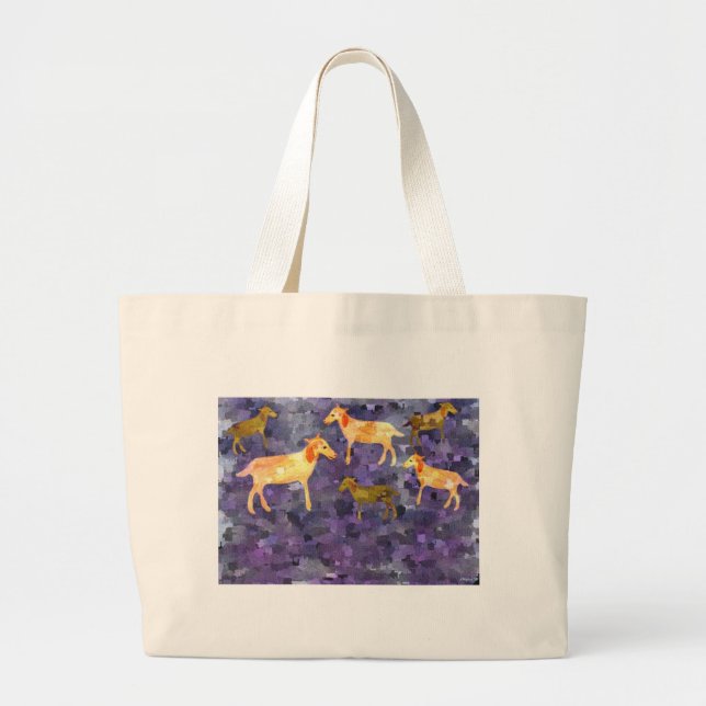 Ziegen in der Feld Tasche (Vorne)