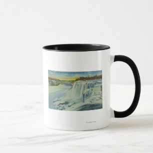 Ziegen-Insel-Ansicht des Amerikaners fällt in Tasse