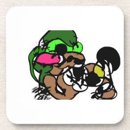 Ziegen machen Spaß Getränkeuntersetzer