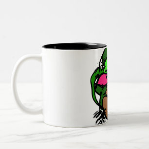 Ziegen machen Spaß Zweifarbige Tasse