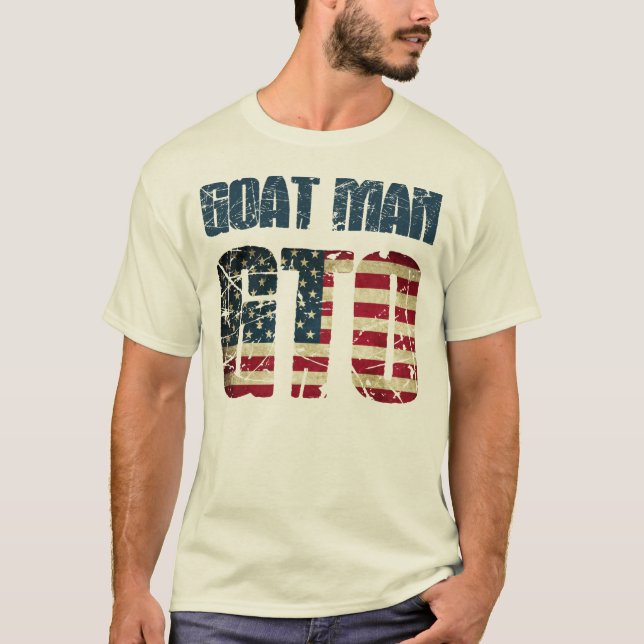 Ziegen-Mann T-Shirt (Vorderseite)