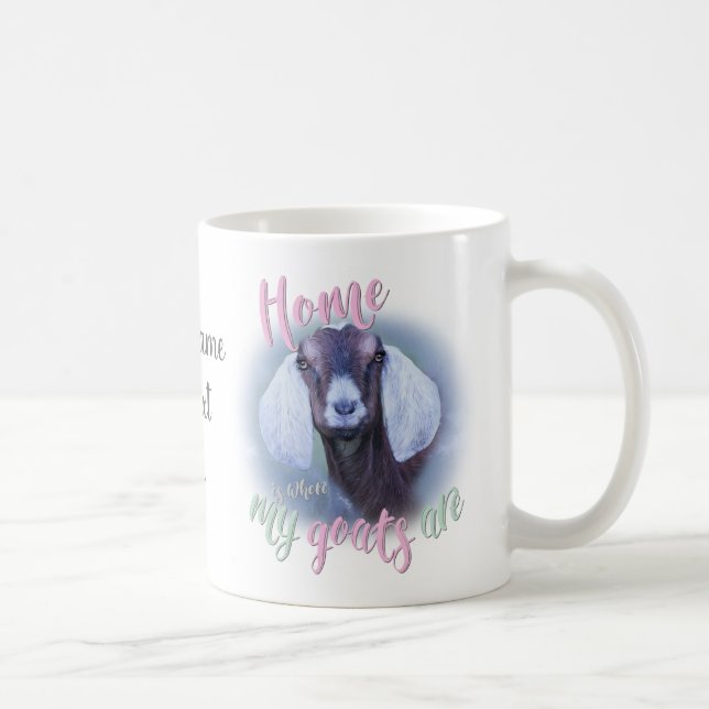ZIEGEN | Nubian Zuhause ist der Ort, an dem meine  Kaffeetasse (Rechts)