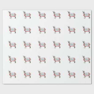 Ziegen-Packpapier Geschenkpapier
