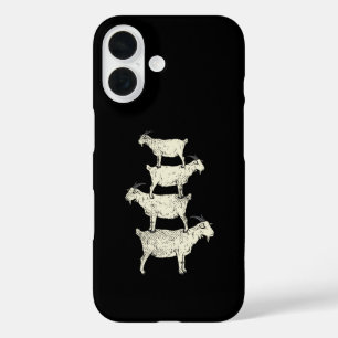 Ziegen Retro iPhone 16 Hülle