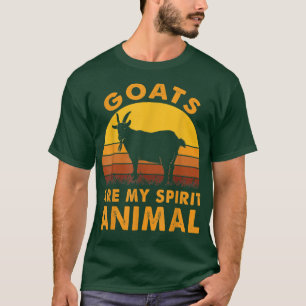Ziegen sind meine Geist Tiere Ziegen Bauer Farm T-Shirt