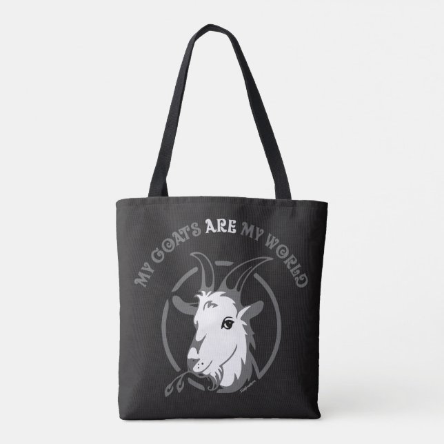 ZIEGEN SIND MEINE WELT | von TotallyGoatally™ Tasche (Rückseite)