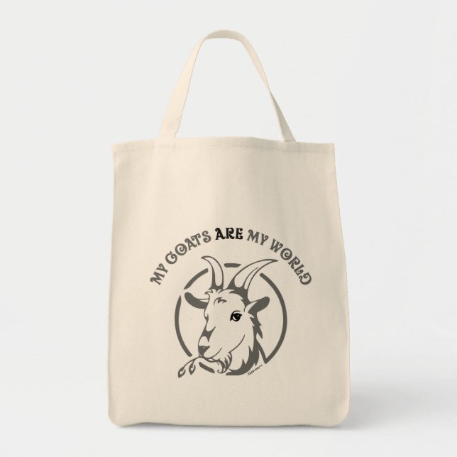 ZIEGEN SIND MEINE WELT | von TotallyGoatally™ Tragetasche (Vorne)