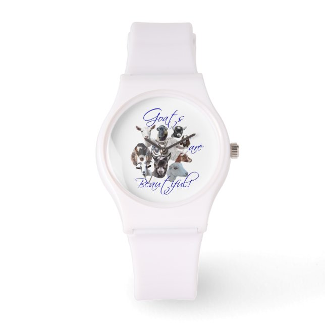 Ziegen sind schön armbanduhr (Vorderseite)